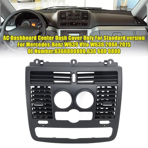 Dashboard center dash cover - ac,