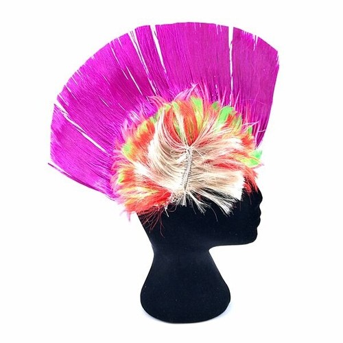 Mohican wig purple - mohican,