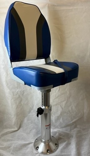 Folding boat seat - folding,