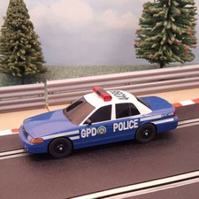 Scalextric Car Suitable For 1:32 Track - Batman Gotham Police Car *LIGHTS*