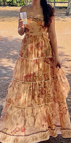 Strapless floral pleated - strapless,