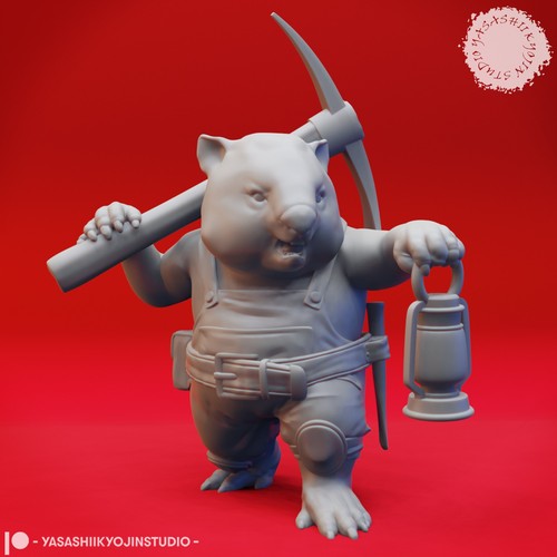 Wombat treasure hunter - treasure,