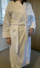 White Company Towelling Robe