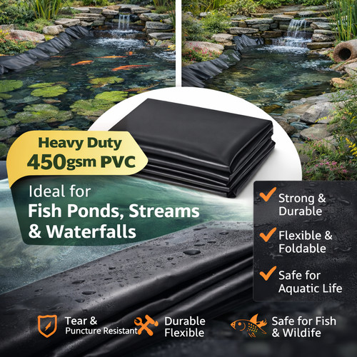 450gsm pvc pond liner - 450gsm, heavy