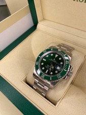 Rolex Submariner 116610LV 2019 Hulk Full Set 40mm Green Oyster Mint Condition