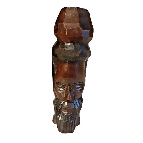 Hand carved wood - wood, man