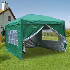 Gazebo Top Cover Side Panels 3m*3m,2 Wall Panel with Zipper,2 Window Panel