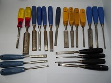 Job Lot of 21 Wood Chisels