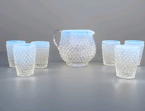 Vintage fenton blue opalescent - vintage,