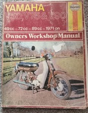 Yamaha V50, V75 & V90 Haynes Owners Workshop Manual, used, 1971 on.