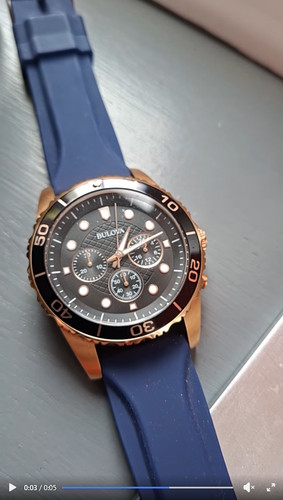 Bulova mens watch - worn, once