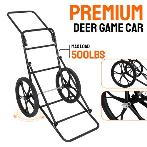 Steel folding deer cart - steel,