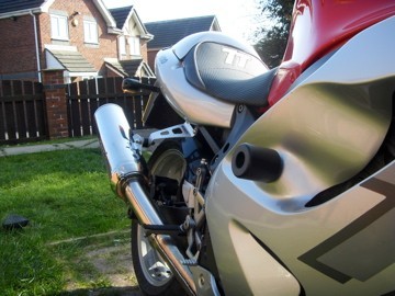 Triumph 600 fairing - triumph, crash