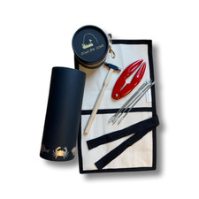 Shellfish Tool Kit - Crab Crackers Seafood Set Forks / Lobster Pick -FAST POST!