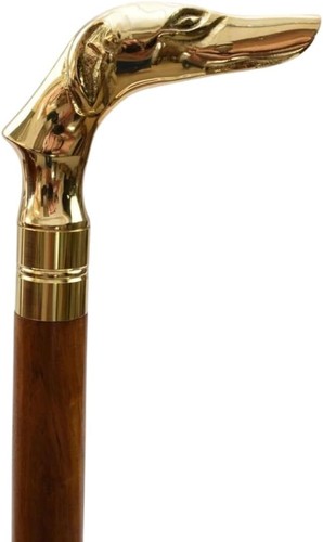 Vintage brass greyhound dog - vintage,