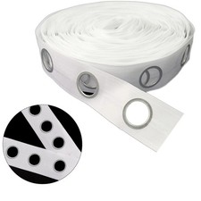 10M Curtain Header Tape with Eyelet Liner Accessories Sewing Header Rings Blinds