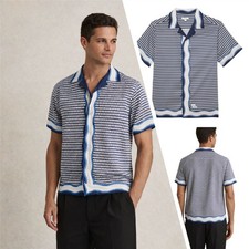 Reiss Mens Blue Shirt Vanpelt