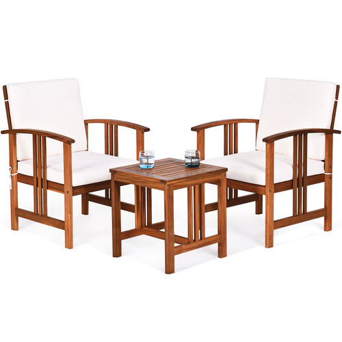 Goflame piece outdoor acacia - 3-piece,
