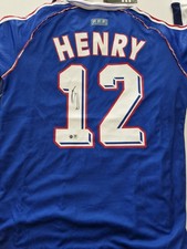 France 98 Shirt Signed By Arsenal Legend Thierry Henry FULLY CERTIFIED