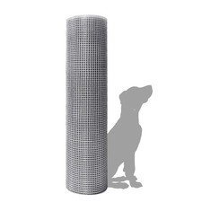 Galvanised Chicken Wire Mesh Roll Animal Dog Fence Gate Barrier Fencing 1MX25M