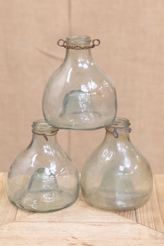 Antique hand blown glass - blown,
