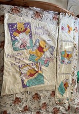 Winnie the pooh Quilty Nursery Care Products England Bedding Vintage 90s Disney