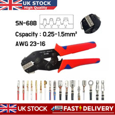 SN-68B Crimp Plier Tool 0.25-1.5mm 23-16 AWG Crimper Servo JST Molex Deutsch Pin