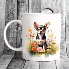 Pet Dog Mug, watercolour