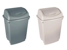 Swing Bin 12 Litre - Taupe and