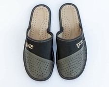 Mens Slippers  Leather Polskie Kapcie  CLEARANCE