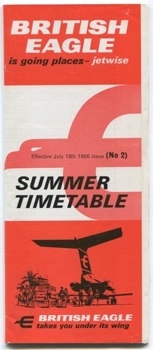 British eagle timetable - british,