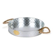 LIVIVO Round Galvanised Metal