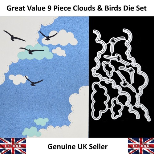 Seagulls birds stitch - &,