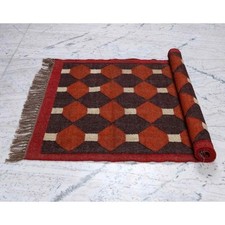Kilim Wool Jute Area Rug