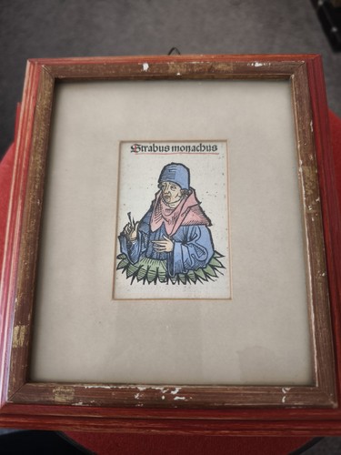 Original woodcut 1493 - woodcut, print