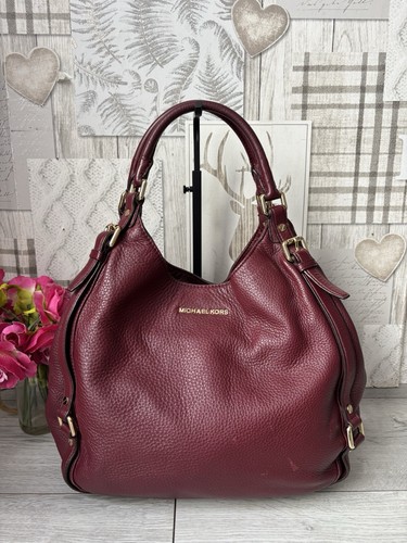 Michael kors burgundy pebbled - kors,