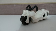 LEGO Duplo 4" White Motorbike 