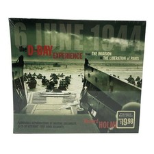 D-DAY EXPERIENCE FROM INVASION TO LIBERATION OF PARIS Memorabilia CD Book NEW