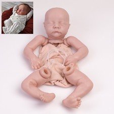 20" Reborn Doll Kits Realistic Unpainted Vinyl Silicone Newborn Blank Baby Parts