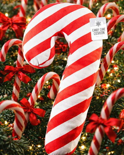 Candy cane christmas - christmas, cushion