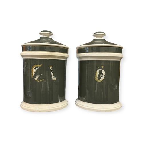 Antique creamware apothecary - apothecary, /