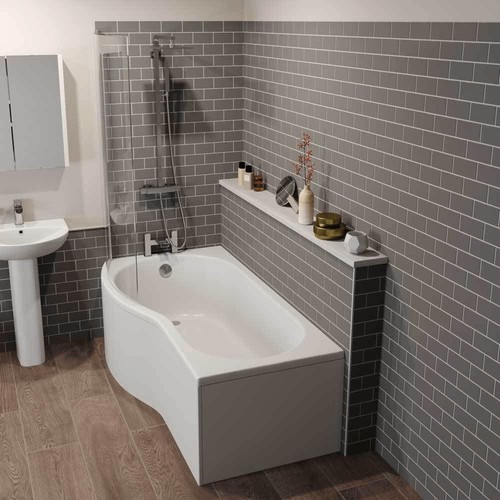 Bathroom suite shaped left - bathroom,