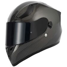 VCAN H128 FULL FACE MOTORCYCLE HELMET DUAL VISOR SUN VISOR CARBON VENOM