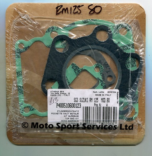 Top end gasket - end, suzuki