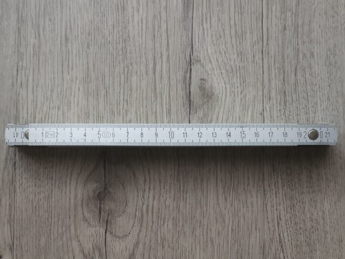 Folding aluminium ruler - 2m,