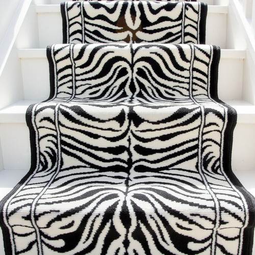 Long hallway stair - stair, carpet
