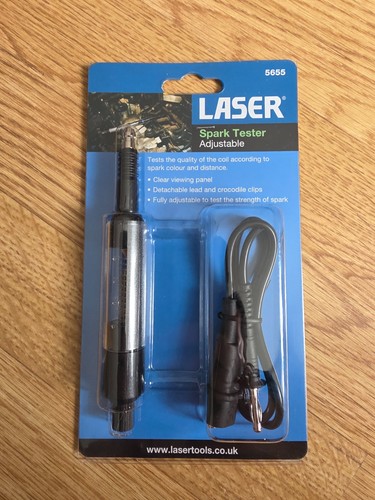Adjustable spark tester laser - ,