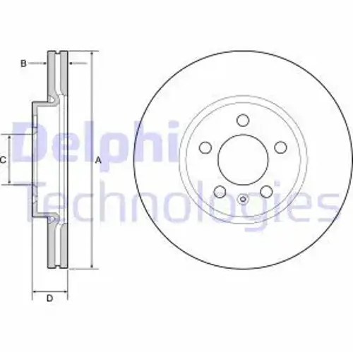 Brake disc vented - brake,
