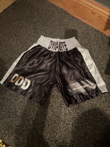 Daniel dubois signed shorts - daniel,