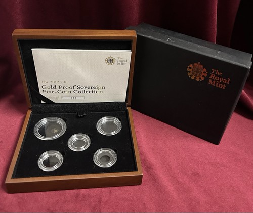 2012 gold proof sovereign - uk,